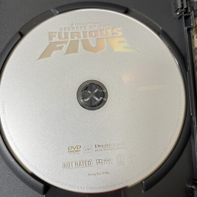 Jack black secrets of the furious five DVD Kong Fu panda story