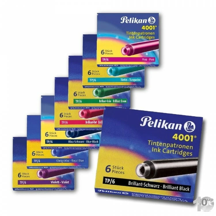 Pelikan Tinten-Patronen 4001 TP/6 verschiedene Farben zur Auswahl