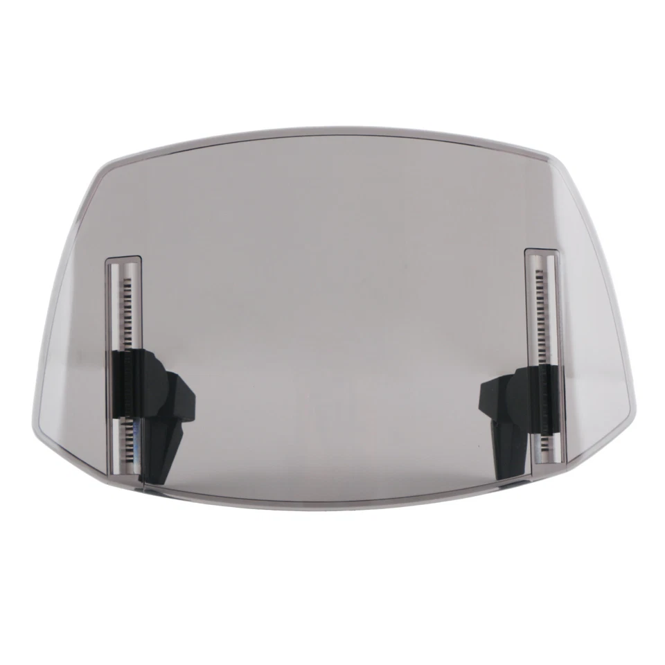 Motorcycle Clip On Windshield Smoked Wind Screen Spoiler For Honda Kawasaki BMW - Image 2 of 4