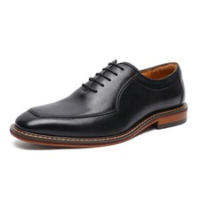 Men's Dress Shoes Leather Cap Toe Lace Up Oxfords Bussiness Shoes