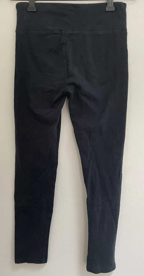 SO Niños Niñas Sólido Negro Paz Flor Ying Yang Algodón Largo Completo Leggings M 8 Foto 4 de 4