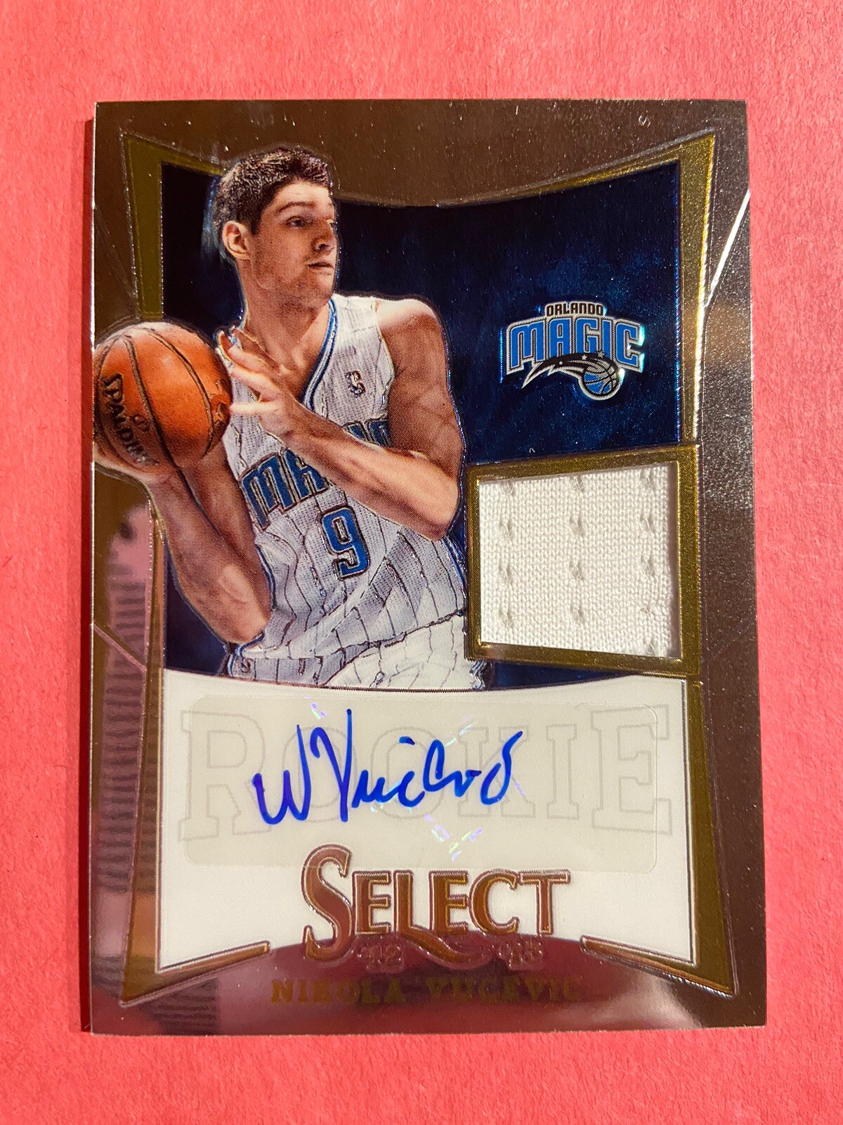 Nikola Vucevic 2012-13 Select Rookie RC Auto Autograph Jersey /399 296/399