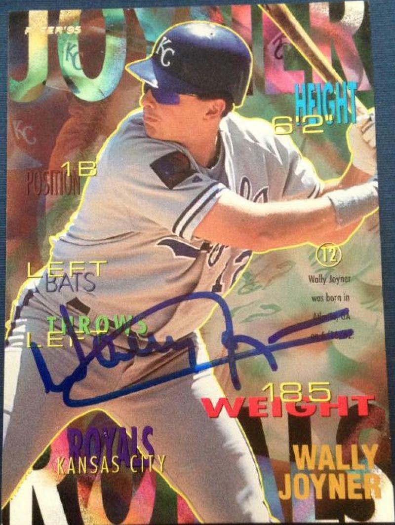 Wally Joyner Autographed 1995 Fleer #163