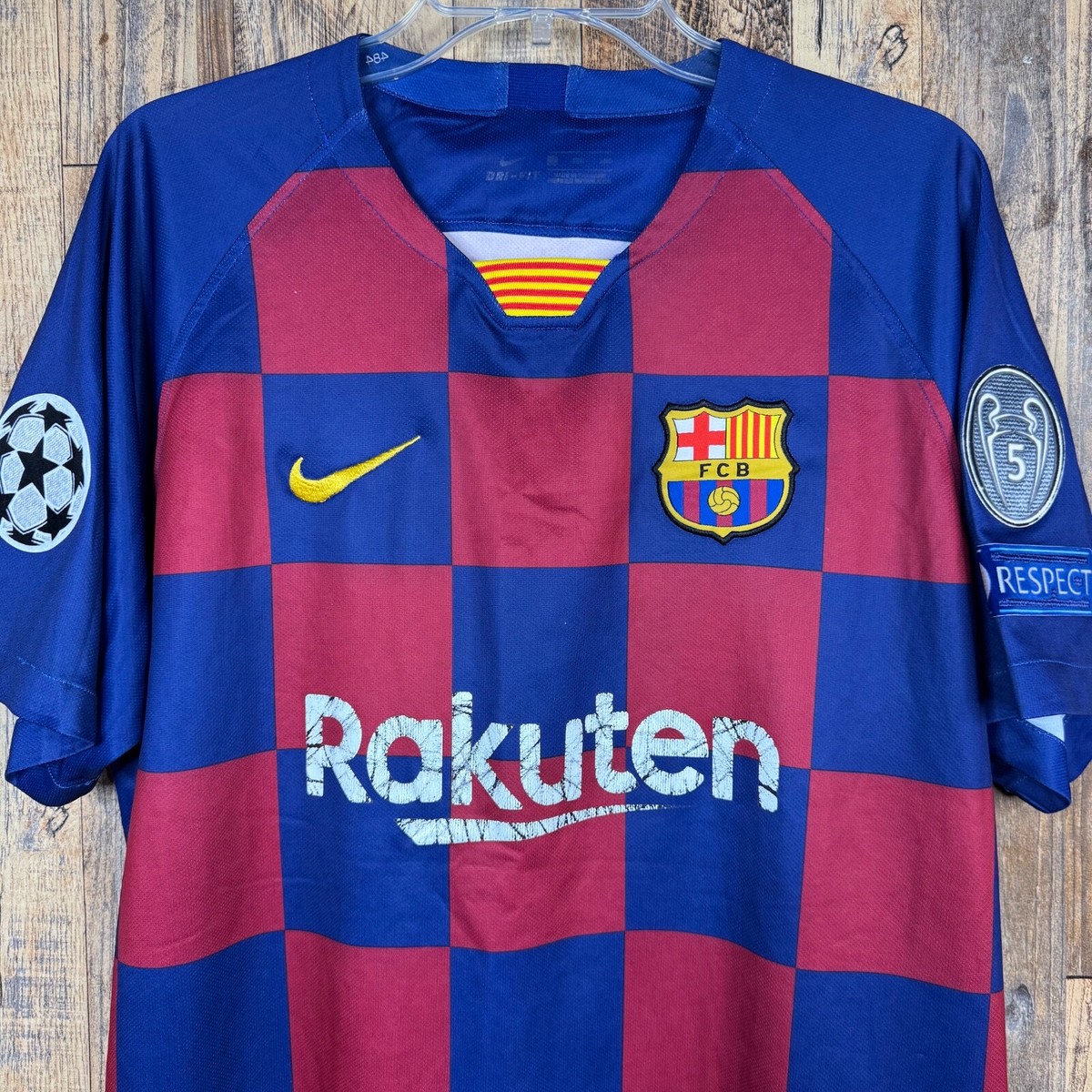 FC Barcelona 2019-20 Home Soccer Jersey SUAREZ #9 Nike Men's FC Barcelona 2019-20 Home Soccer Jersey SUAREZ #9 Nike Men's