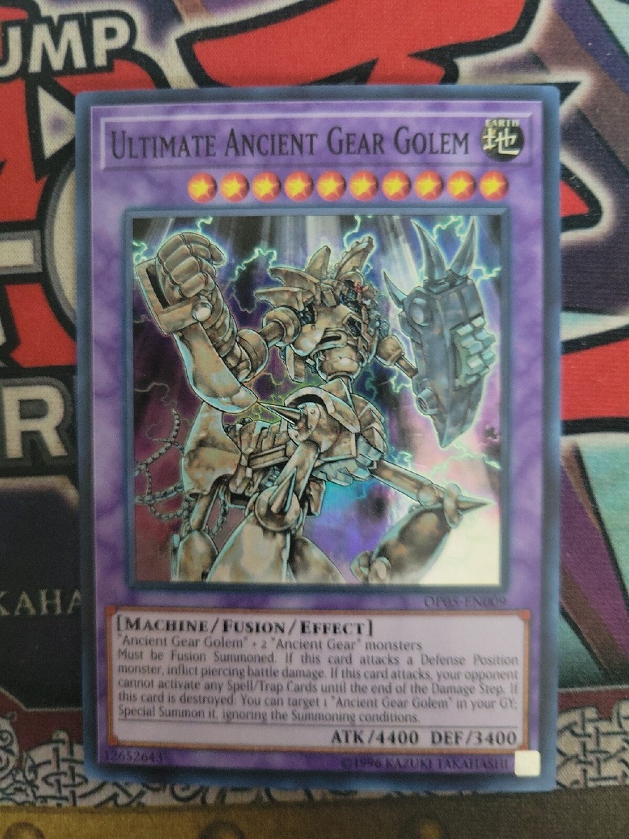 Yu-Gi-Oh! Ultimate Ancient Gear Golem – Super Rare Aus OTS Tournament Pack 5
