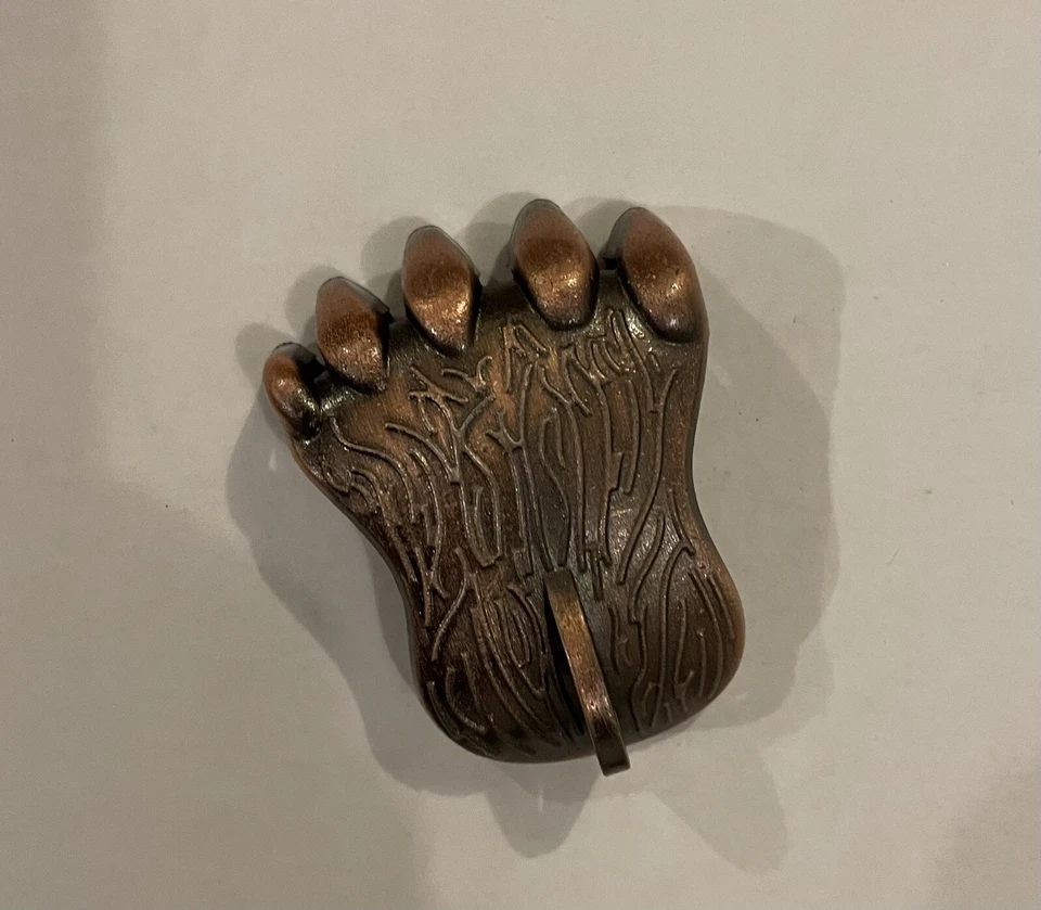 Grizzly бренд табакерка этикетка триммер крышка открывалка медвежий коготь  - Изображение 3 из 3