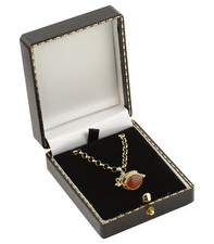 Pendant/Drop Earring Boxes Antique Style Leatherette Gift Display Jewellery Box