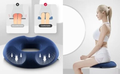 Donut Pillow Hemorrhoid Tailbone Pregnancy Prostate Pain Relief Seat Cushion USA