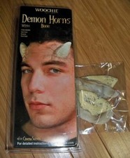 DEMON DEVIL BONE HORNS LATEX PROSTHETIC COSTUME MAKEUP CSWO203