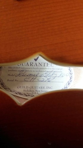 Rare 1967 Guild Duane Eddy DE 400 in Sunburst Finish, 17" Archtop Hollowbody Jazz - Picture 4 of 15