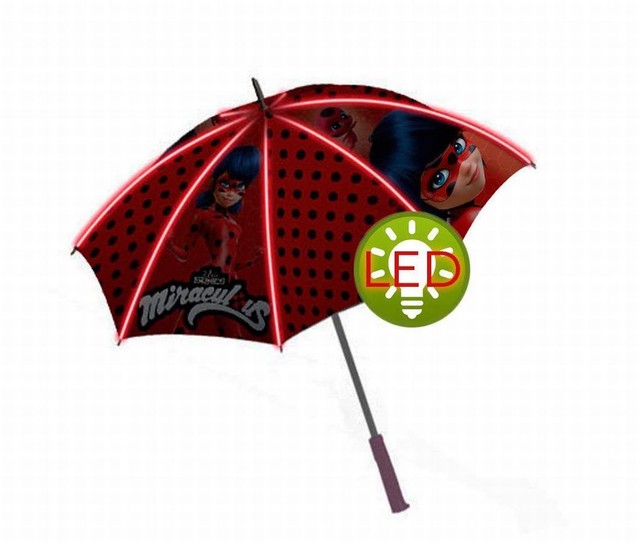 Paraguas auto con luz Led de Ladybug (17286) | Compra en