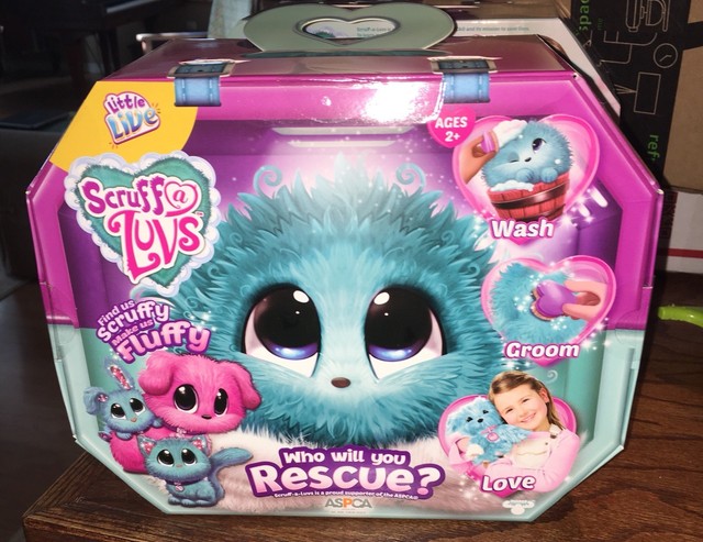 New SCRUFF-A-LUV Stuffed Mystery Pet Rescue Toy BLUE Cat Dog Bunny ASPCA Sealed | eBay
