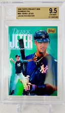 Topps Project 2020 Derek Jeter Jacob Rochester Rainbow Foil SP #381 BGS 9.5 💎