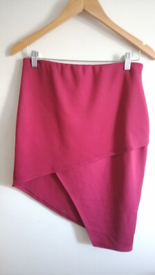 boohoo night Ruby skirt uk14 eur42 us10 Lucia Asymetric wrap midi skirt bnwt