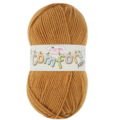 King Cole Comfort Aran Garn - Acryl & Nylon Mischung zum Stricken / Häkeln
