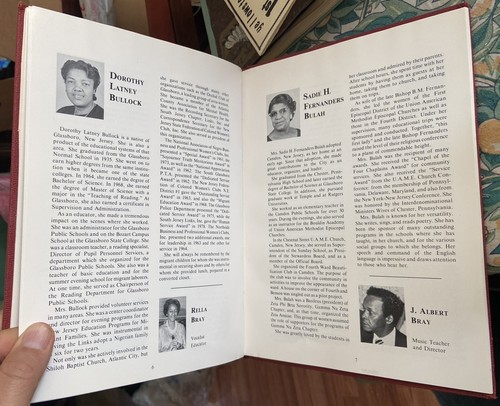 SIGNED Profiles of Outstanding BLACKS in South New Jersey 1950’s 1960’s SCARCE! - Picture 2 of 8