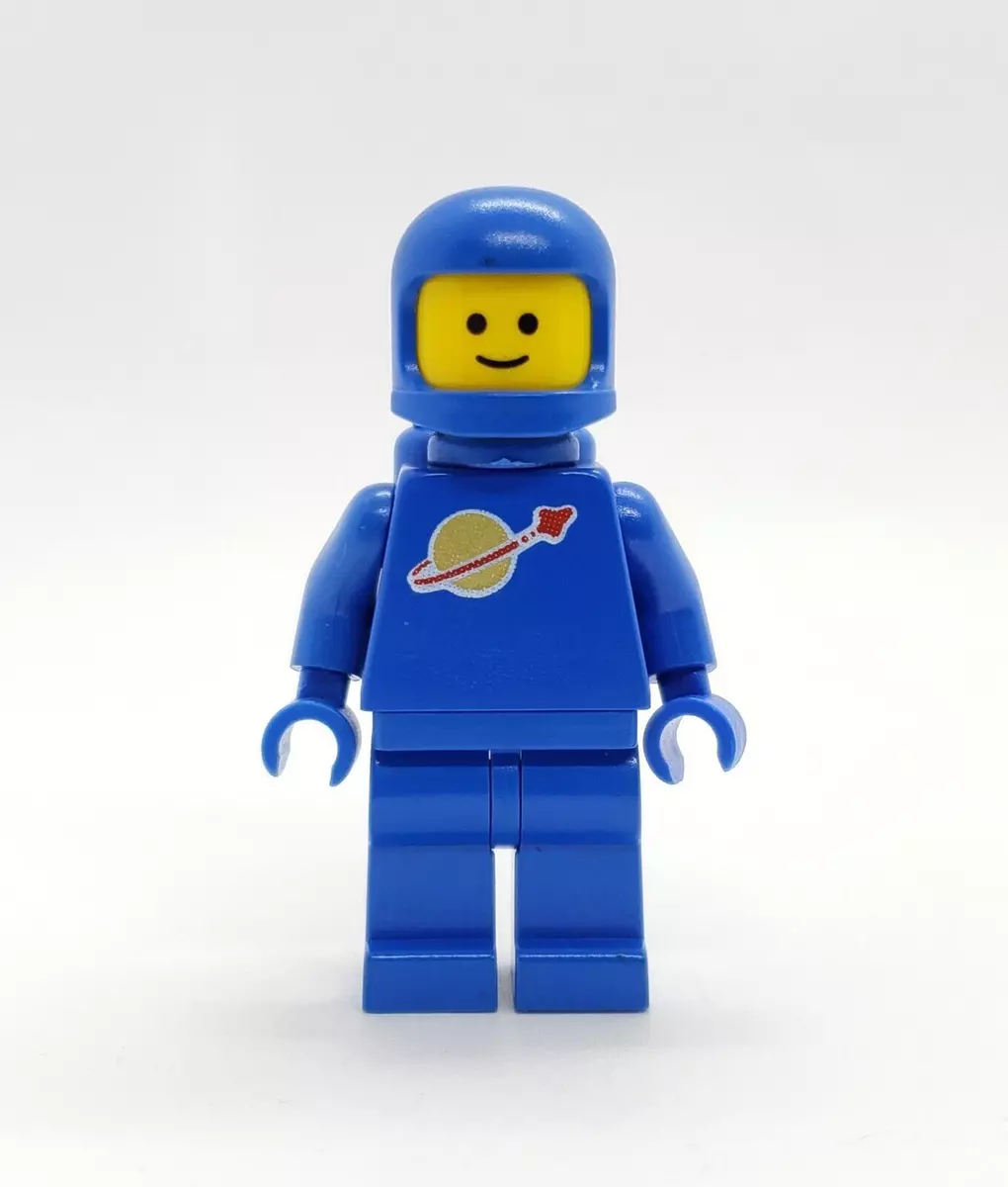 Lego Blue Spaceman Minifigure Classic Space Vintage 6940 6805 6808 6702