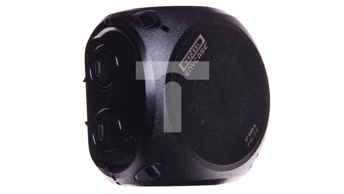 Junction box 104x104x70mm IP66 / 67 black KF 0400 B 62000046 /T2UK