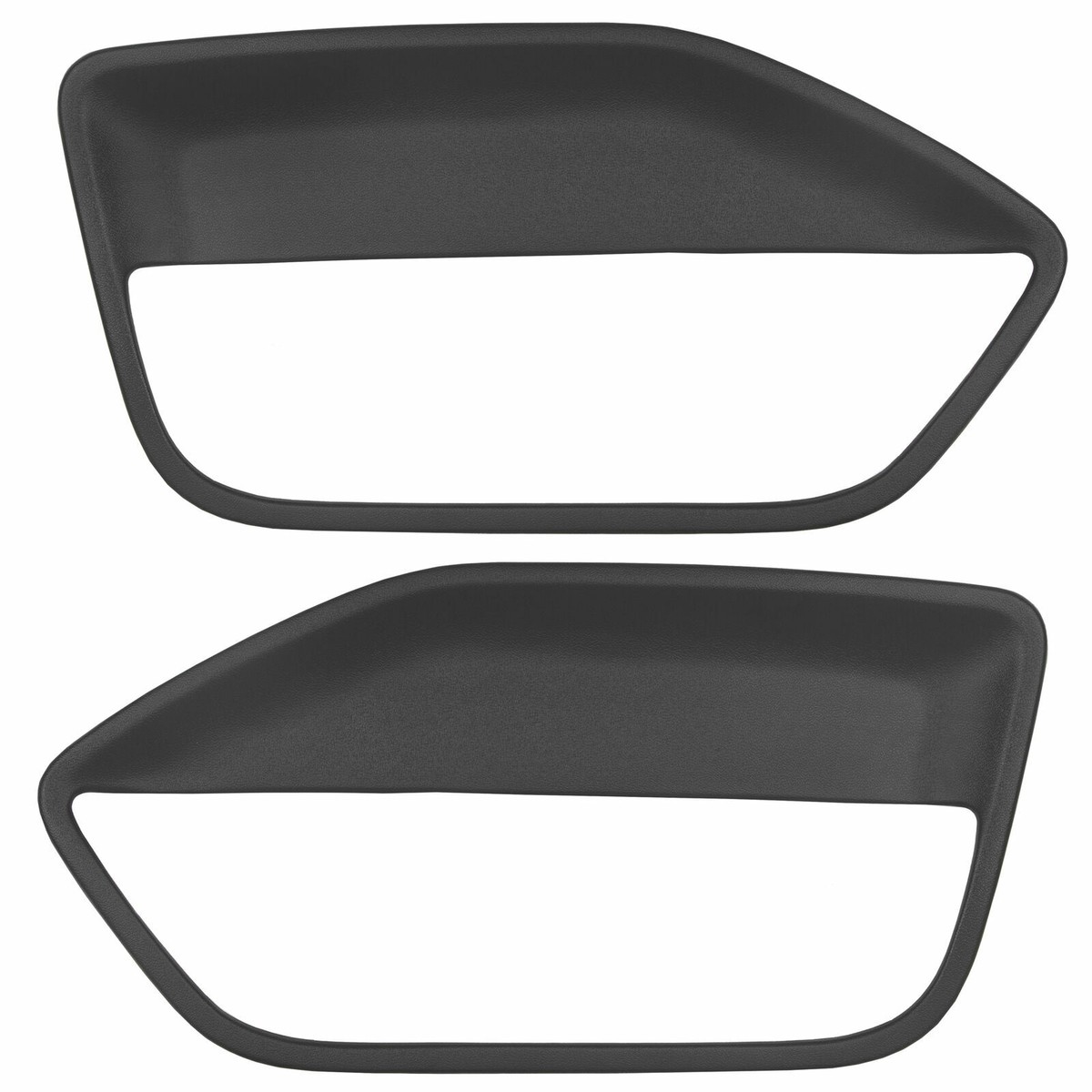 EP Bst TA.effects　MATT BLACK　凹みあり Pair Interior Door Panel Insert Hard Cover BLACK ABS For FORD