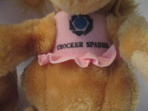 2 Diff Dakin Crocker Spaniel Dogs Plush Animal Toy National Bank Cocker 1981 Set - Picture 2 of 5