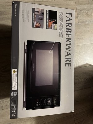 Farberware Classic 0.7 Cu. Ft. Countertop Microwave, Black (FMO07ABTBKA)