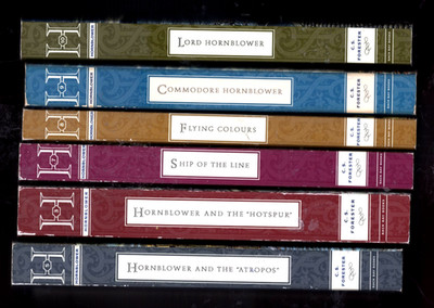 6  Horatio Hornblower Sagas by C.S. Forester all trade PBs all Very good cond