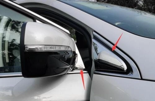 Cubierta triángulo delantero ABS cromado un pilar 4 piezas para Ford Edge 2015-2022 Foto 2 de 4