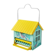 Squirrel Proof Bird Feeder 5.5 QT Hopper Durable Metal Design 16 Feeding Port US