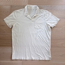 Marine Layer Garment Dyed Standard Fit Resort Polo Shirt Small