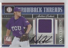 2008 Donruss Elite Extra Edition Throwback Threads /100 Andrew Cashner Auto 0f8