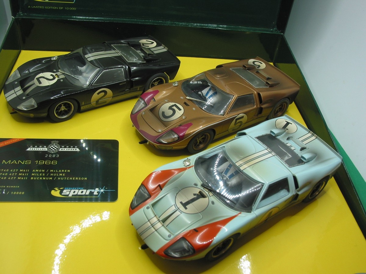 Le Mans Used Scalextric Track Professional Slot Car Racing Sets