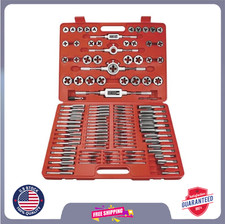 110-Piece Tap and Die Set SAE  Metric , Threading Tool Set with Storage Case