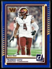 Frankie Luvu 2025 Donruss #262 Press Proofs Blue Washington Commanders