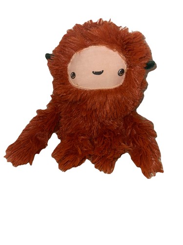 Button Jar Monster Handmade Plush. Orange Horns Rare Autumn ￼