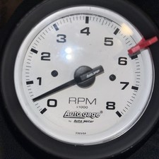 Auto Meter 230304 Tachometer Gauge Auto Gage 0-8000 Rpm 3-34. 4-6-8 Cylinder Auto Meter 230304 Tachometer Gauge Auto Gage 0-8000 Rpm 3-34. 4-6-8 Cylinder