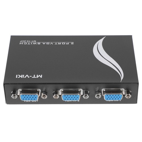 Tragbarer 2-in-1-out-2-Port-VGA-Box-Splitter für PC/DVD-Player/TV/LCD-Monitor - 第 9/12 張圖片