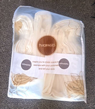 TWOPAGES Beige Curtain Panels for Windows, Window Curtains & Drapes Panels