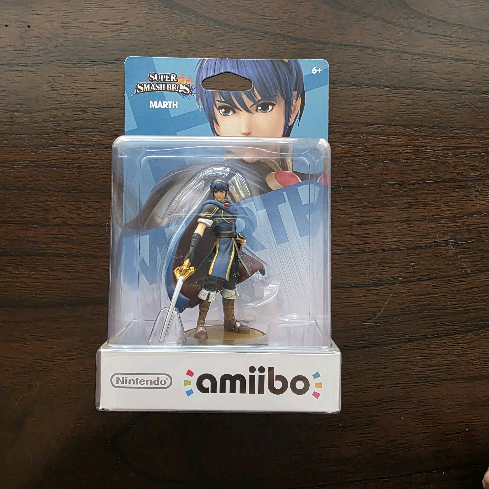 Marth Amiibo Super Smash Bros Fire Emblem Nuevo Sellado En Caja