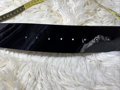 Martina Mori Genuine Leather Wide Belt Gold Snake Buckle  display picture 2