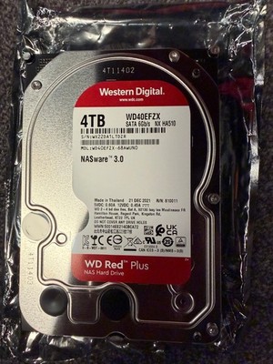 WESTERN DIGITAL RED 4TB WD40EFZX 5400U/min 3.5'' Zoll - 6