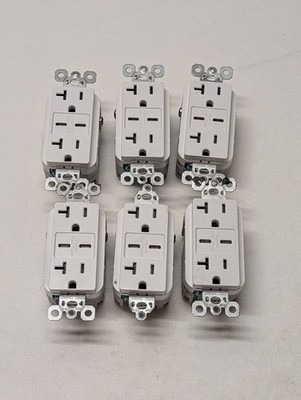 6x Legrand Radiant 20A Spec Grade TR Outlets W/ Ultra-Fast USB-C Charging Ports