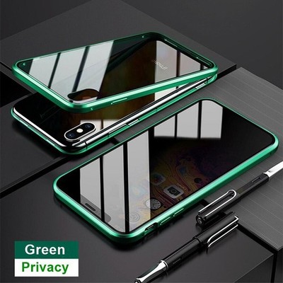 Privacy Anti Spy Magnetic 360 Protective Case For iPhone 16 Pro Max 15 14 13 17