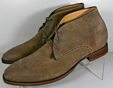 202818X SDBT50 MEN SHOE SIZE 9 M BROWN SUEDE CHUKKA BY JOHNSTON MURPHY