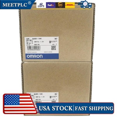 New Omron NJ501-1340 NJ5011340 Sysmac NJ5 CPU with SECS/GEM Communication Module