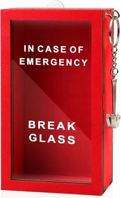 Funny Gift Emergency Box w/Hammer, Break in Case of Emergency Box,