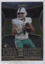 2021 Panini Playoff Call to Arms Tua Tagovailoa #CA-TTA 1c2s