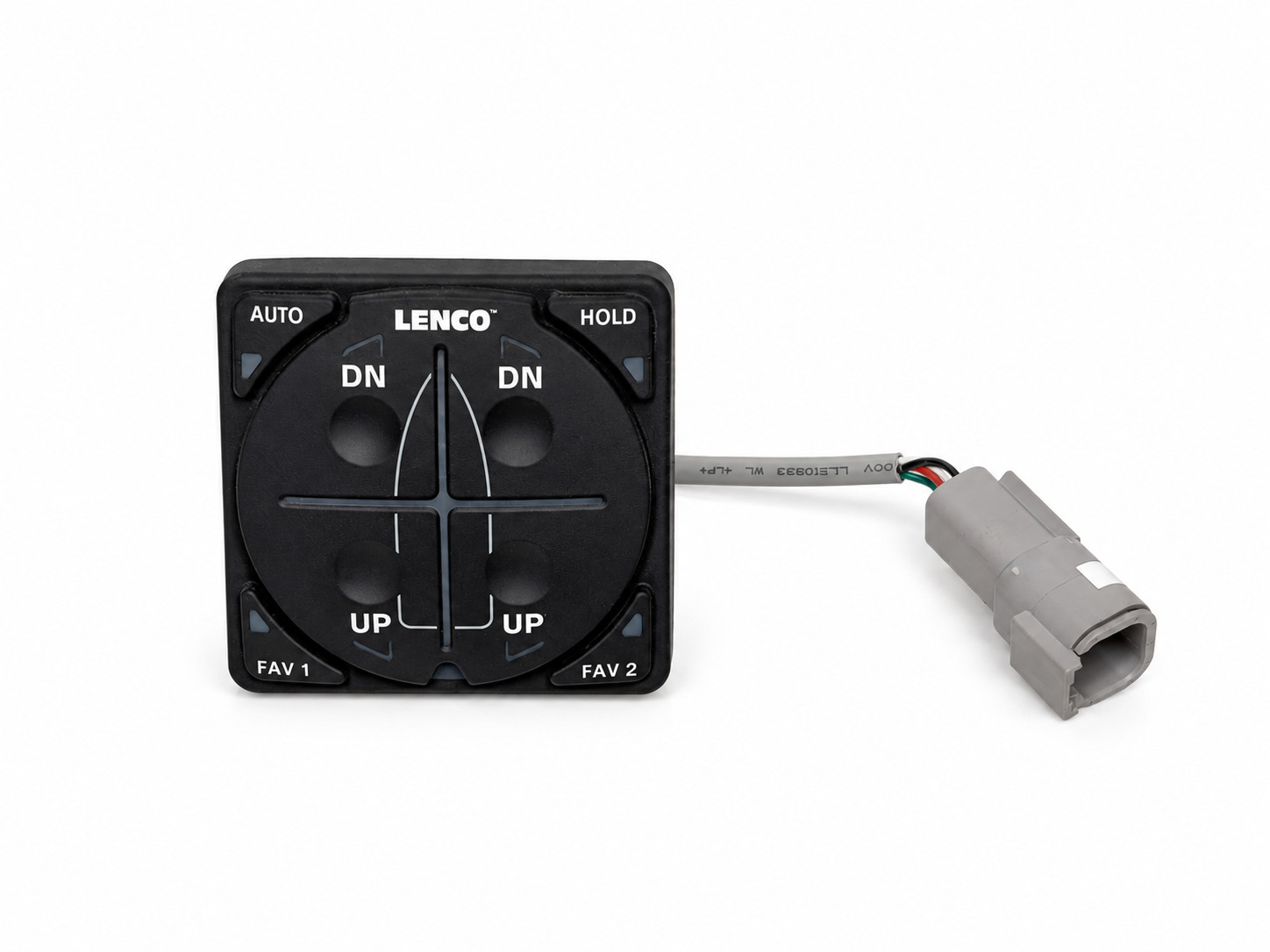 Lenco Auto Glide Trim Tab Control Switch With Harness 130254-001D/622-30254001D