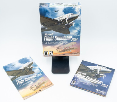 Microsoft Flight Simulator 2004 A Century of Flight PC CD-ROM 4-Disc Set