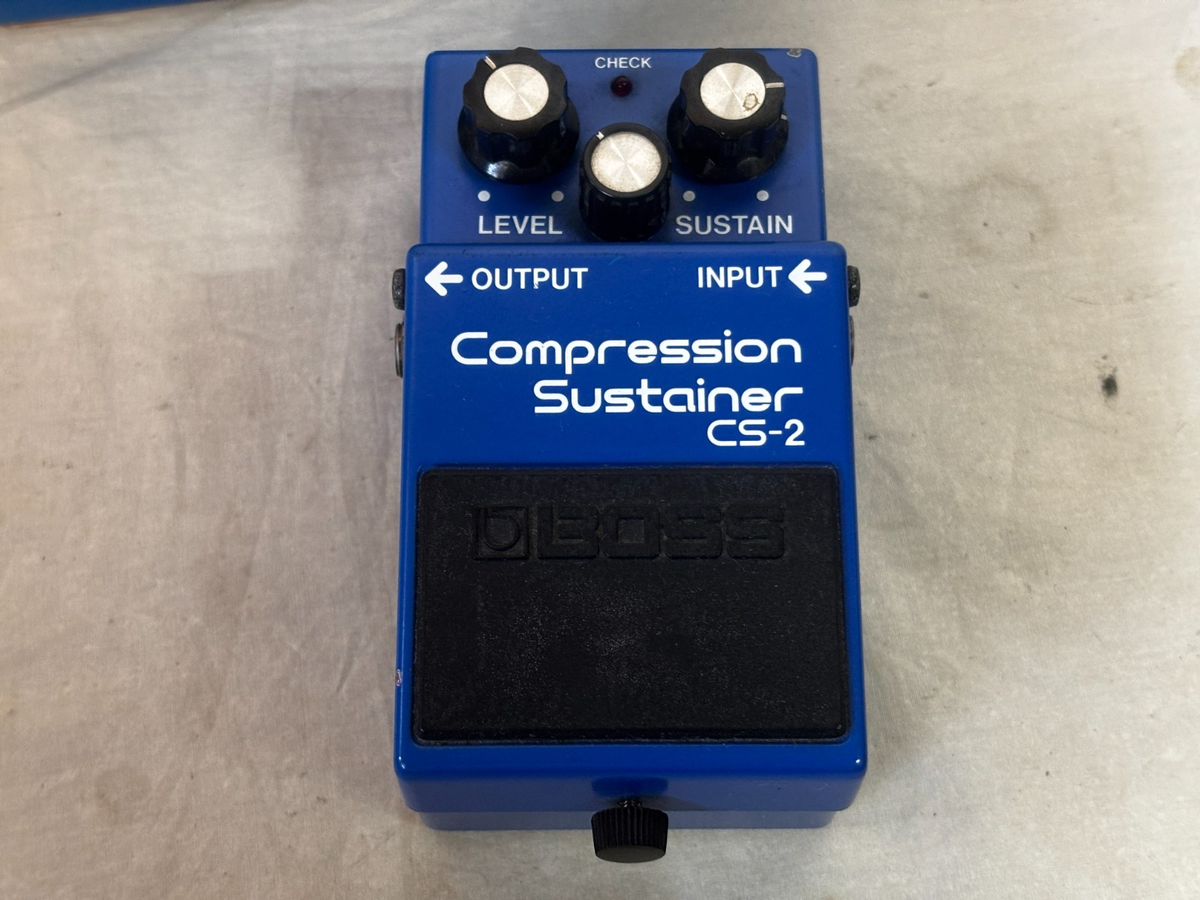Boss CS-2 Compression Sustainer Black Label Made in Japan w/ box