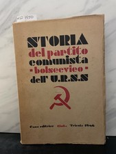 Storia Partito Comunista URSS Breve Corso 1946 edizione italiana raro